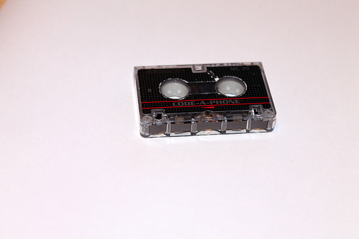 mikro kasetės, kasetinio lange, kasetė, microcassette, juosta, juosta, duomenų juostos