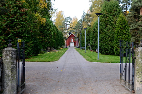 Port, fínčina, Vantaa, cintorín