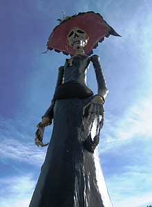 dödas dag, Mexico, skalle, skelettet, Populära festivaler, död, Catrina