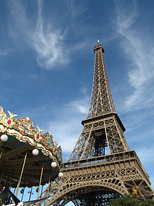 Francúzsko, Paríž, Eiffelova veža, kolotoč