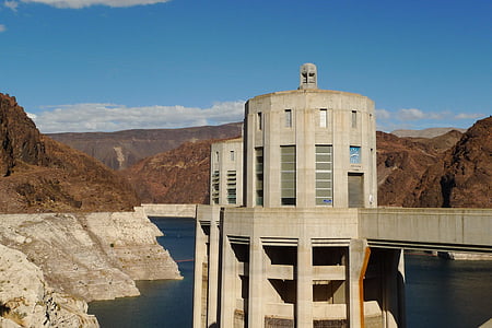 Hoover dam, beton, Dam, macht, Nevada, rivier, Canyon