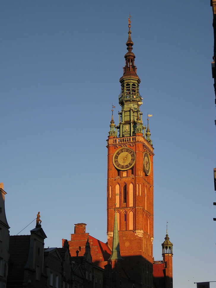 rådhuset, Polen, klokketårnet