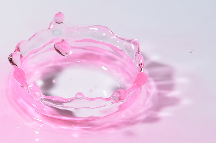 water, color, liquid, pink, mood, drip, pour
