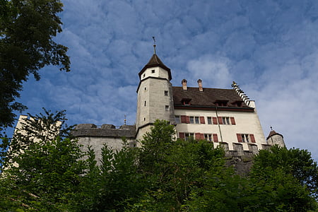 Castle, Lenzburg, suljettu lenzburg, Aargau, historiallisesti, matkailukohde