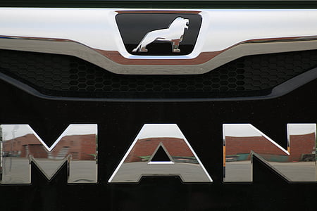 vienas, büssing, Liūtas, emblema, sunkvežimis, logotipas, sunkvežimių įmonės