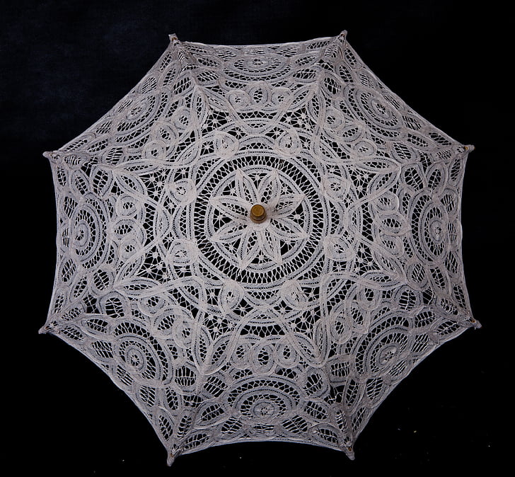 Einkommen, Japanisch, Regenschirm, Schutz, Sol, schwarzem Hintergrund, Design