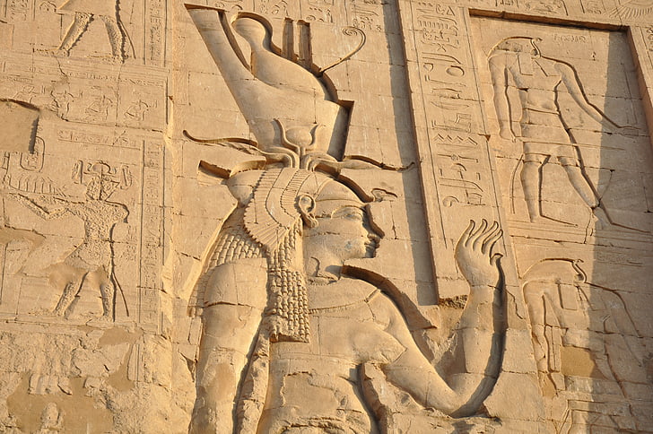 Egipt, Templul, hieroglife, Faraon, templu egiptean, turism, Statuia