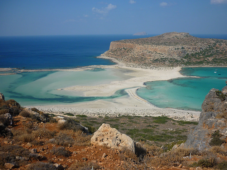 浴槽, クレタ島, ギリシャ, 島