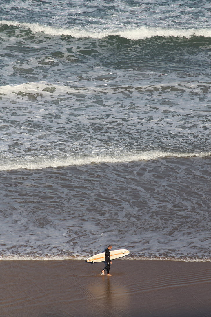 surf, κύματα, στη θάλασσα