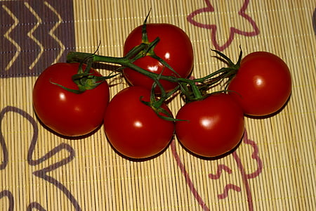 tomaten, groenten, eten, gezondheid, rood, vitaminen