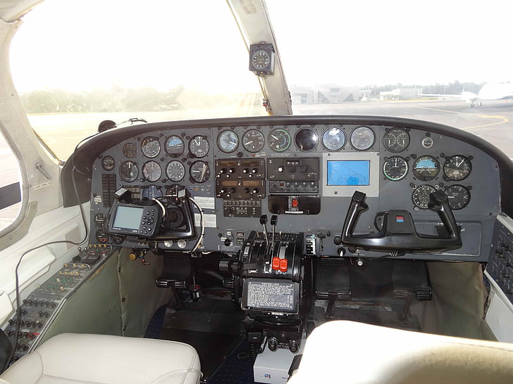 vliegen, cockpit, luchtvaart, piloot