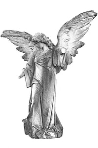 Angel, enkelien, tausta, valkoinen, kristillisdemokraatit, Saint, eristetty