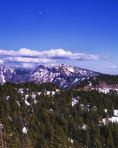dãy núi Cascade, rừng, cây, rừng, Washington, mùa giải, tuyết
