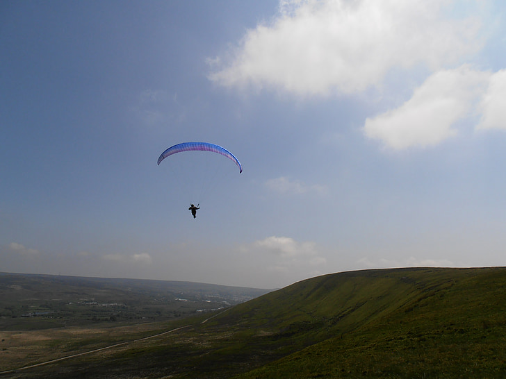 paragliding, glider, sport
