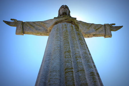 Lisbon, patung, perjalanan, Yesus, tangan terbuka, agama, Monumen