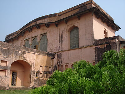Lalbagh fort, forte de mughal do século XVII, Dhaka, arquitetura, velho