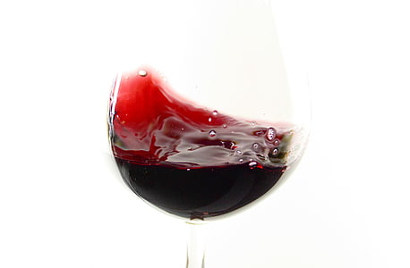 víno, sklenice na víno, červené víno, přelít, sklo, kapalina