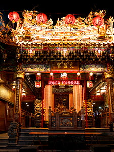 Taiwan, Taipei, Temple, bunakiramiya