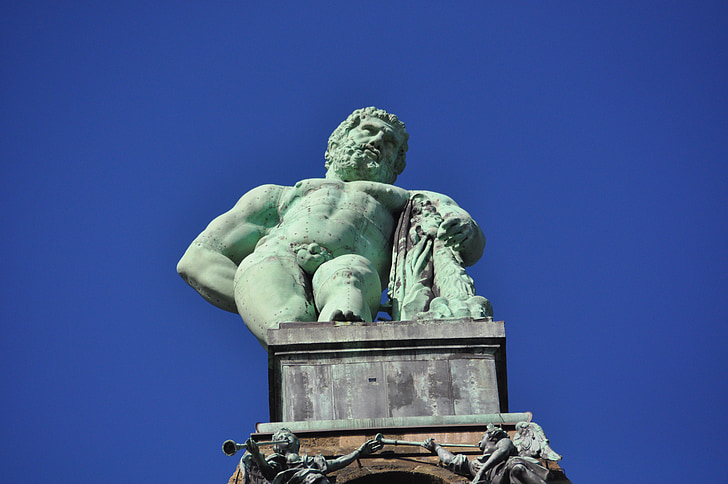 Hercules, Kassel, montagna parco wilhelmshöhe, punto di riferimento, patrimonio mondiale, Assia, Germania