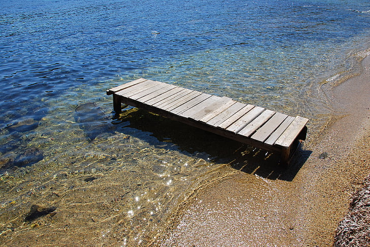 sea, jetty, water, holidays, sand, tranquility, beach