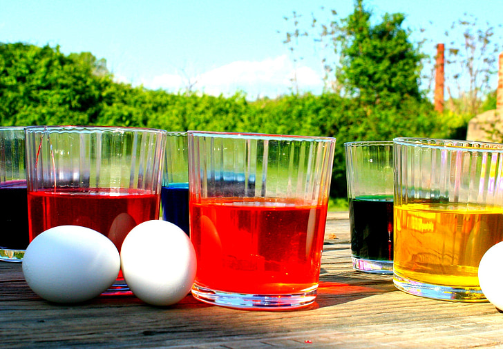 Veľkonočné, Farba, farebné, veľkonočné vajíčka, Veselú Veľkú noc, farbivo, vajcia