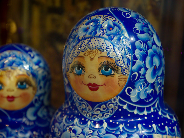 ruske lutke, Matryoshka, Gnezdenje, Rusija, kultur, Aziji, lutka
