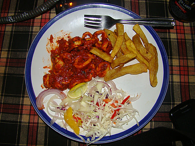 squid, fries, food, cuisine