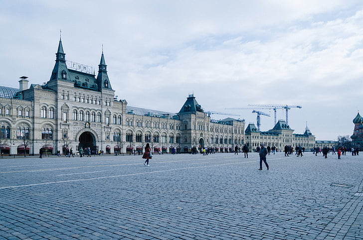 Gum, Moskva, rød firkant, historie, arkitektur, Rusland, turistattraktion