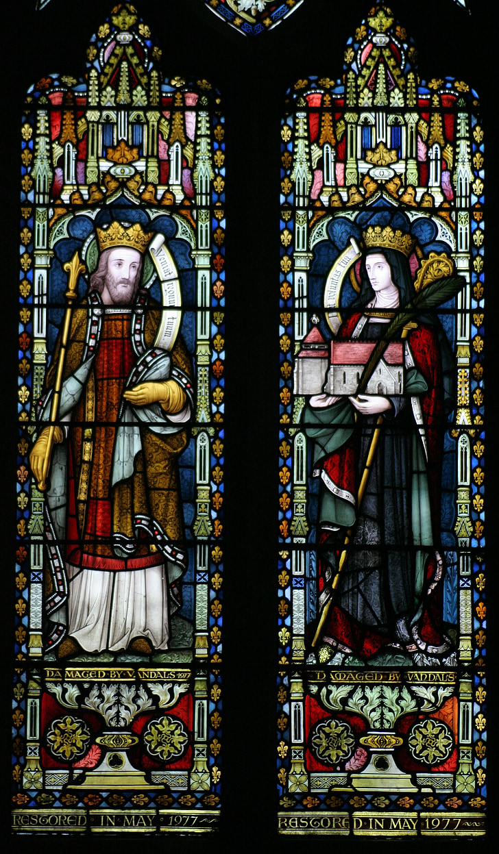Glasmalerei-Fenster, St. Michael Kirche, Sittingbourne, St Michaels sittingbourne, Kirche, Heiligen, Christus