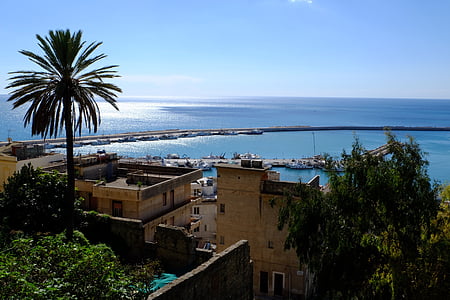 Sea, Sciacca, maastik, Sitsiilia