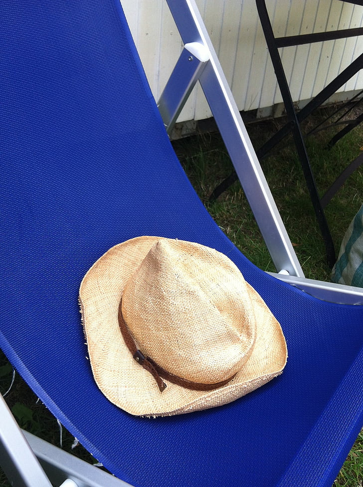 nyári, kalap, Relax, Holiday
