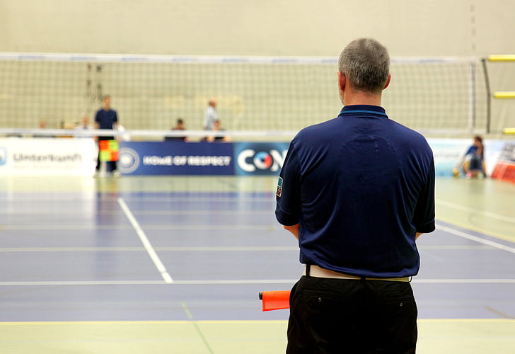 Voleibol, deporte, árbitro, Tribunal de arbitraje, bola, Voleibol, deportes de pelota