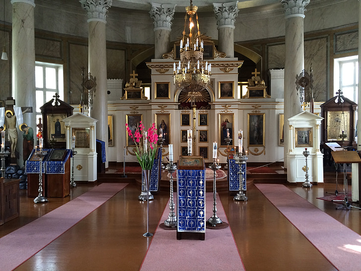 Ortodoks, Gereja, Kudus, tempat, ikon, di dalam ruangan, arsitektur