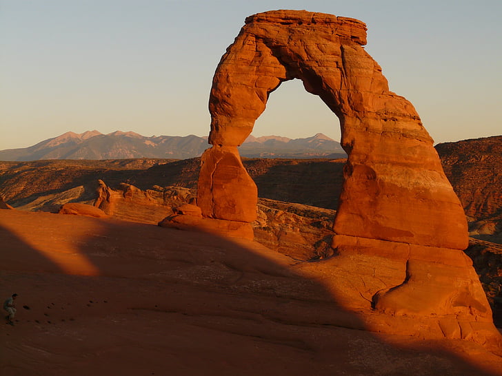 delikat arch, Arch, sten arch, buer, Arches national park, national park, Utah