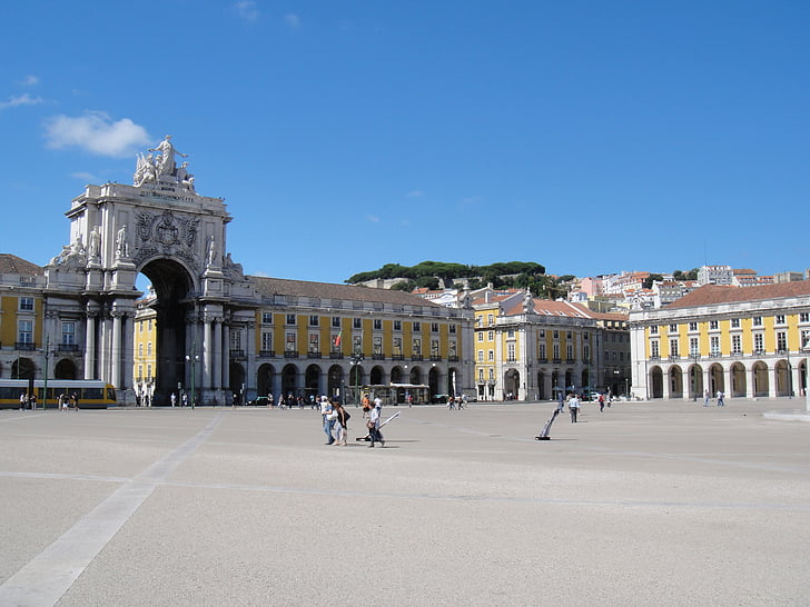 plaza, lisbon, portugal