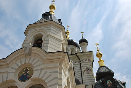 Crimea, l'església, Foros, campanar, cúpula