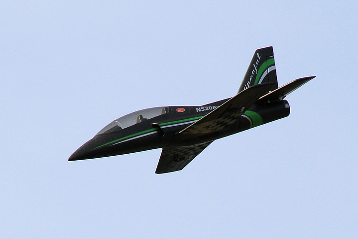 Viper-jet, impellerjet, model vlucht, modelvliegtuig
