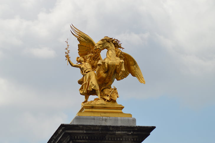 η φήμη της επιστήμης, ΓΕΦΥΡΑ του Αλεξανδρου ΙΙΙ, άγαλμα, Παρίσι
