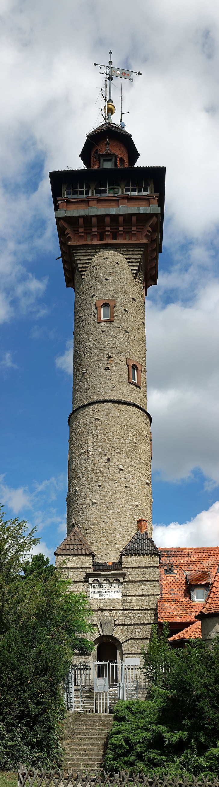 stolp za opazovanje, frankenwarte, razgledni, stolp, zgodovinski, stavbe, struktura