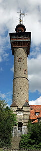 観測塔, frankenwarte, 目を光らせて, タワー, 歴史的です, 建物, 構造