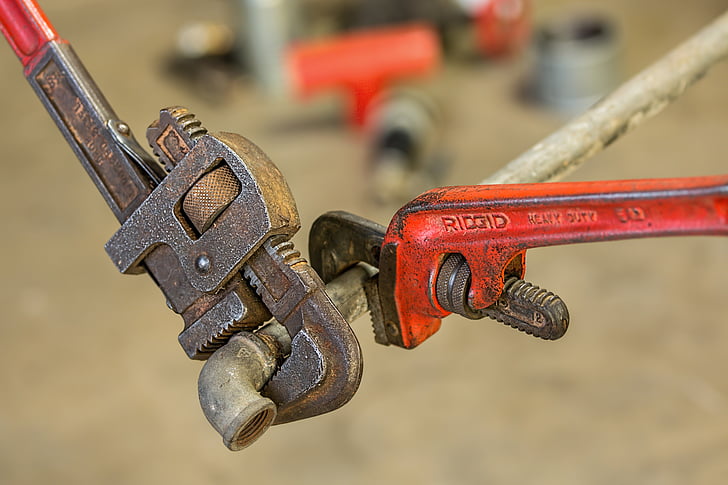 plumbing, pipe wrench, repair, maintenance, fix, tool, connect