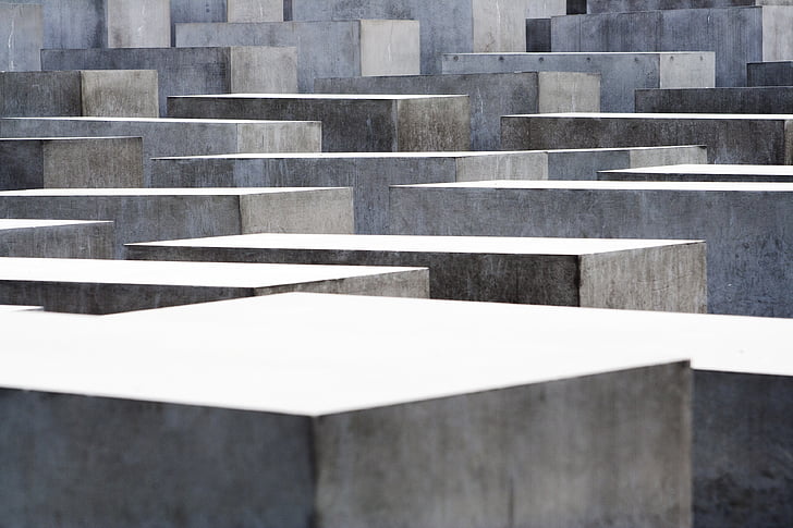 monument, Berlijn, beton, Holocaust memorial
