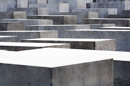 monument, Berlin, beton, Holocaust Mindesmærket