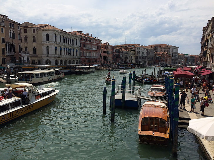 Veneza, canal, Itália