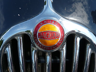 grille, jaguar, emblem