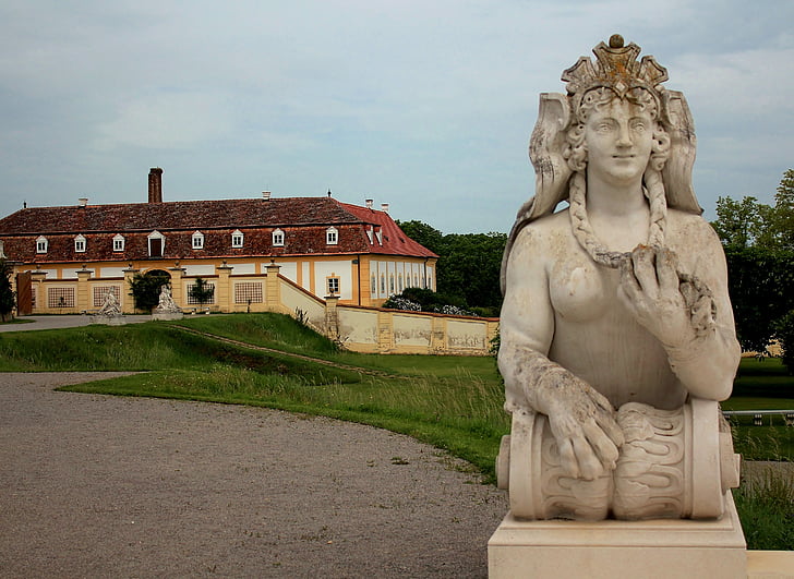 statue de, Château, Historiquement, architecture, sculpture