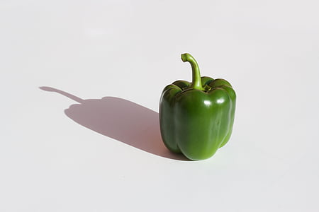 veselīgi, zaļa, Bell pepper, paprika, dārzenis, pipari, closeup