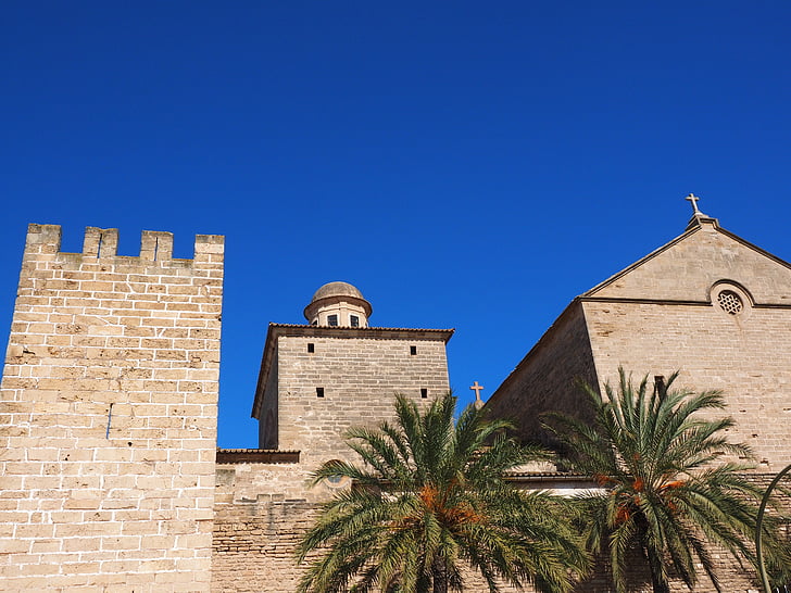 església de sant jaume, Nhà thờ, Alcudia, Mallorca, Gothic, Sant jaume, església parroquial