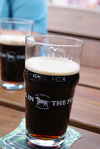 Guinness öl, öl, dryck, alkohol, dryck, glas, bar