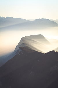 Фото, Гора, денний час, Природа, scenics, гірський хребет, туман